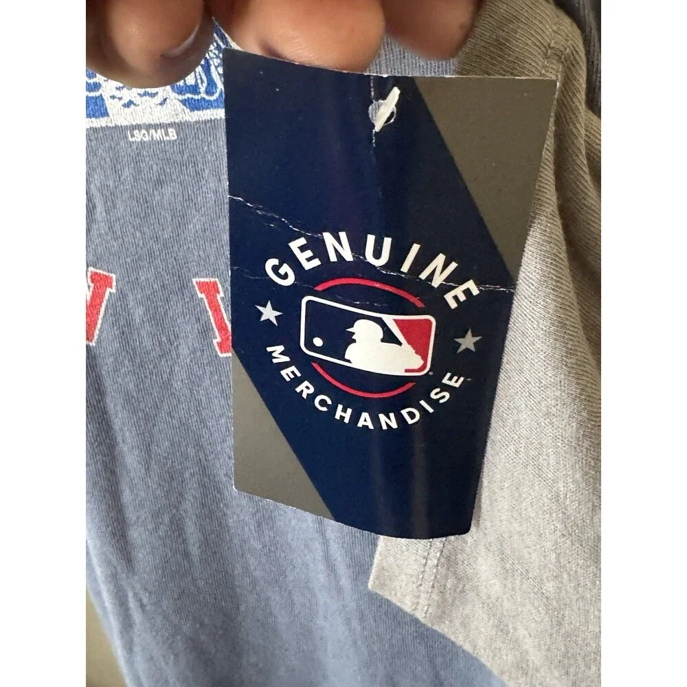 Minnesota Twins Womens XL NWT Long Sleeve Tunic Shirt Win Twins MLB Gray